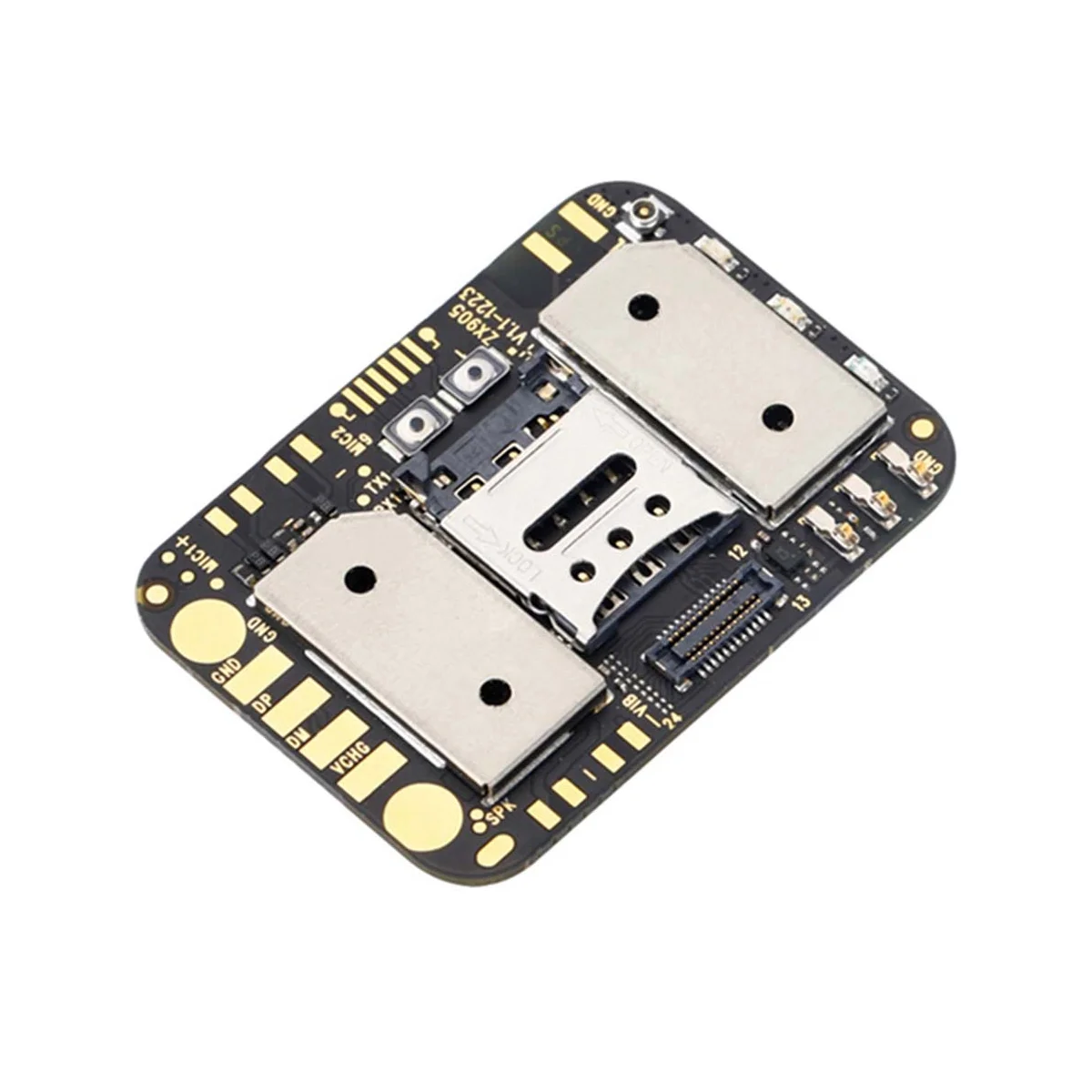 ZX905ตัวติดตาม GPS แบบ2G + 4G, ชิปติดตาม LTE CAT-1บอร์ดโมดูล PCBA ป้องกันการสูญหายสำหรับใช้สุนัขแมวส่วนบุคคล