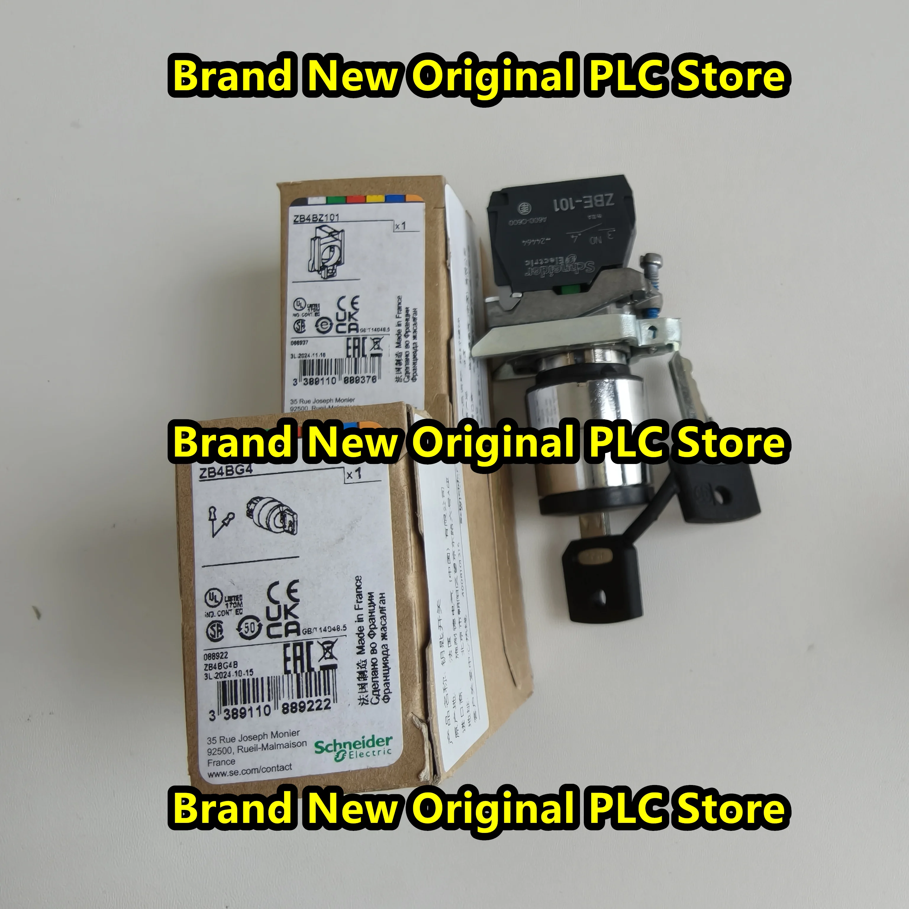 

XB4BG41(include ZB4BG4+ZB4BZ101) key switch new original