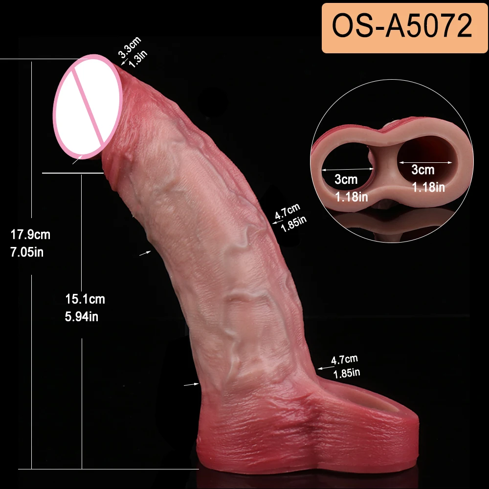 SXXY الجلد اللمس مغلق رئيس القضيب تمديد كم سيليكون ديك تدليك الديك غطاء الجنس لعب مع خاتم الديك للرجال تأخير القذف