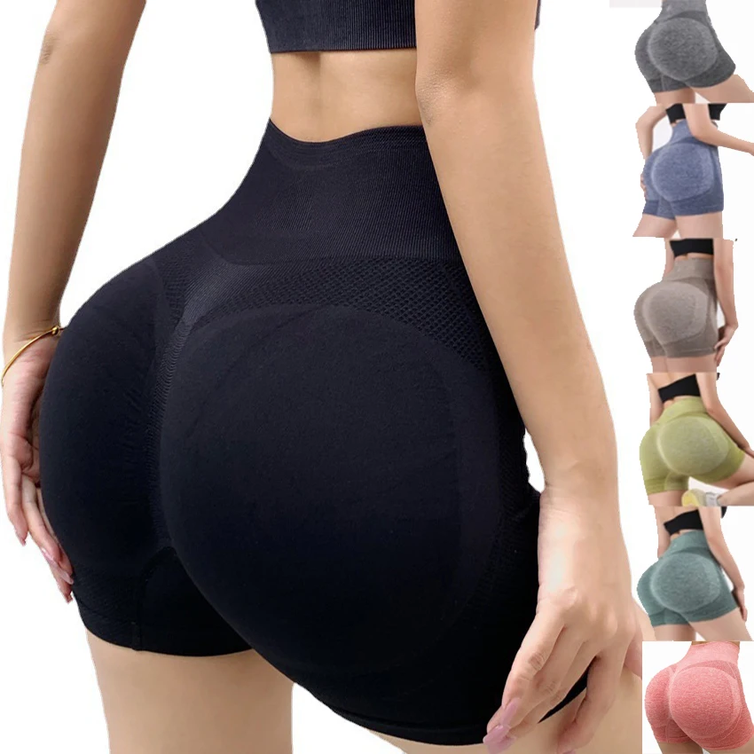 Women Fitness Yoga Dance Shorts High Waist Workout Lift Butt Sexy Female Tight Gym Running Sports Short Legging Pants Dancewear