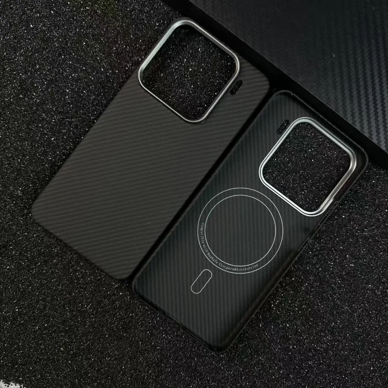 

Magnetic Phone Cases For Xiaomi 15pro / Xiaomi 15 Ultra-thin Phone Case Protective Case Aramid Fiber Phone Covers