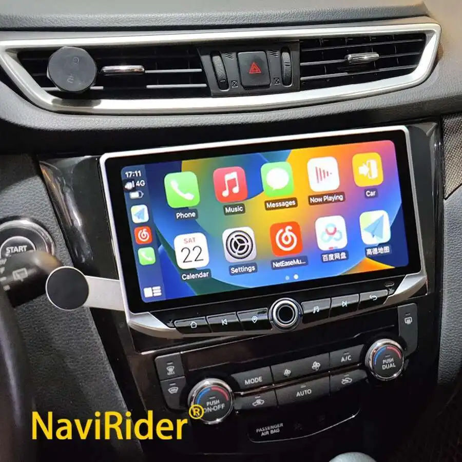 Car Radio For Nissan X-Trail xtrail X - Trail T32 2013 2022 Qashqai Multimedia Video Player Navigation 10.88'' Android 14Screen