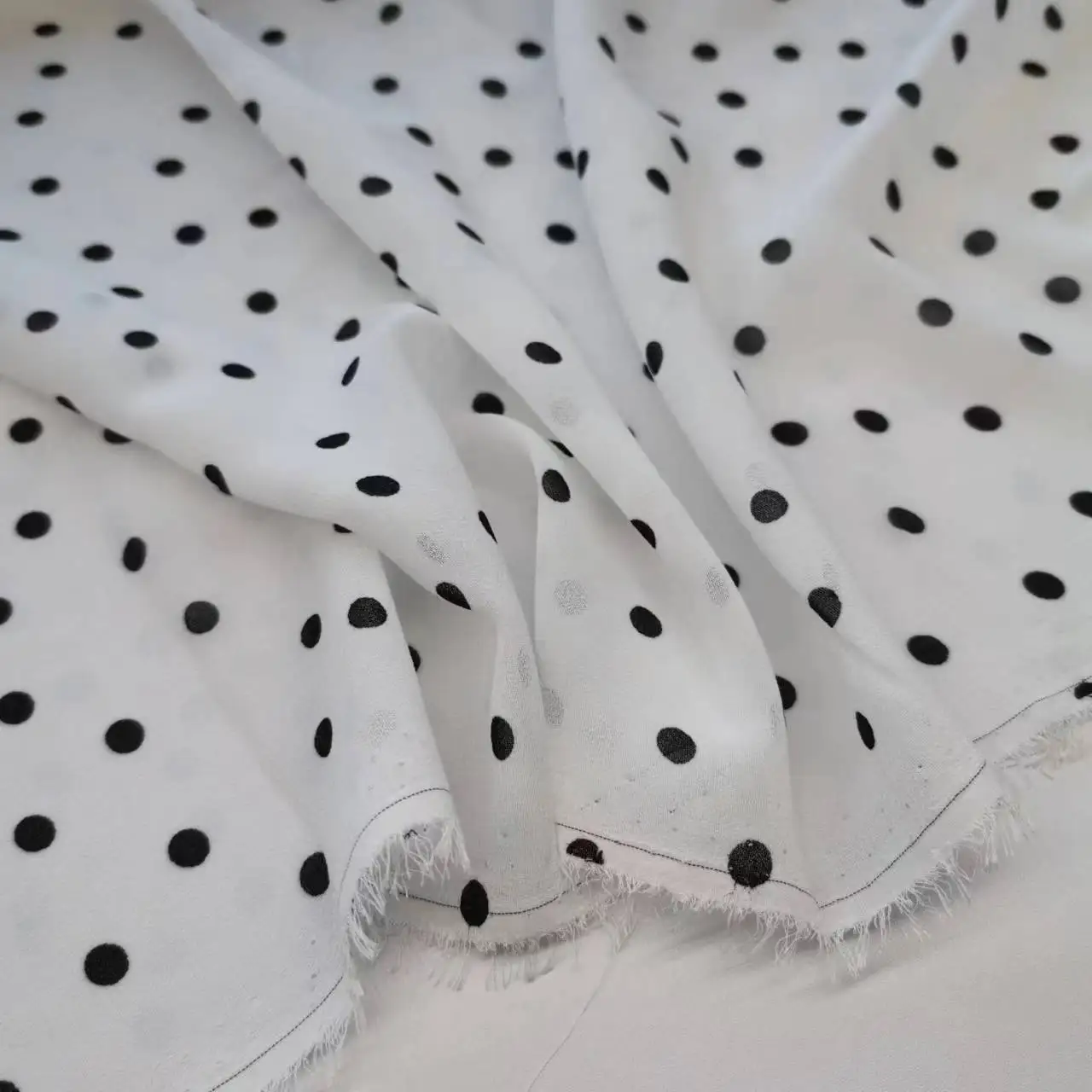 New Style Daisy Flower Chiffon Dress Dropping Breathable Beautiful Summer Fabric
