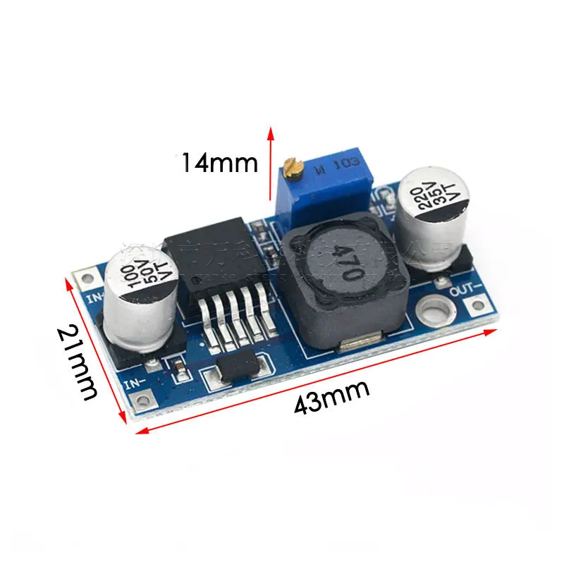 LM2596S 3-40V DC-DC Adjustable Step-down Voltage Regulator Power Supply Module Board 3A Buck Converter LM2596s LM2596