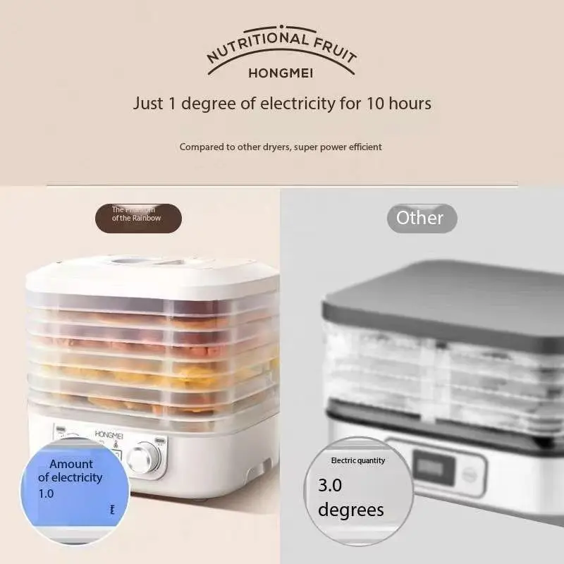 آلة تجفيف الطعام، وجبات خفيفة للحيوانات الأليفة، الفواكه والخضروات، آلة تجفيف الهواء، طعام منزلي صغير #6