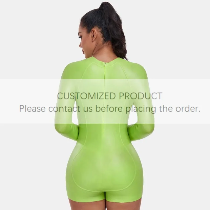 Silicone Wetsuit Women Full Body Swimsuit Swimming Quick Dry Warm Thermal Diving Suit Snorkeling Swimwear Surfing Long Sleeve