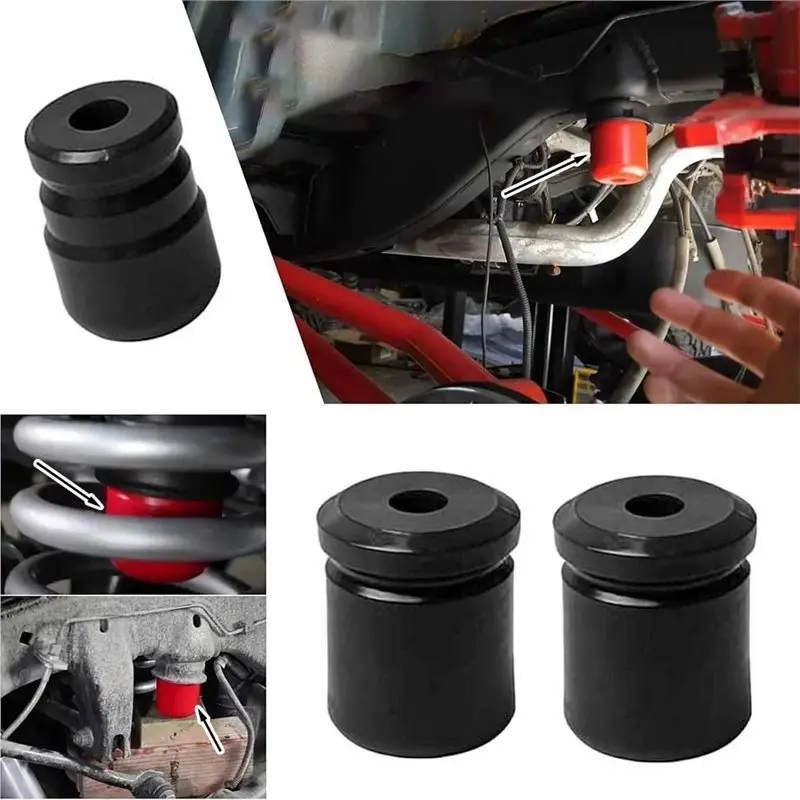 Bumper Bump Stop Kit 1-1303& 1-1304 Front And Rear Buffer Blocks For Jeep Wrangler JK 2007-2018