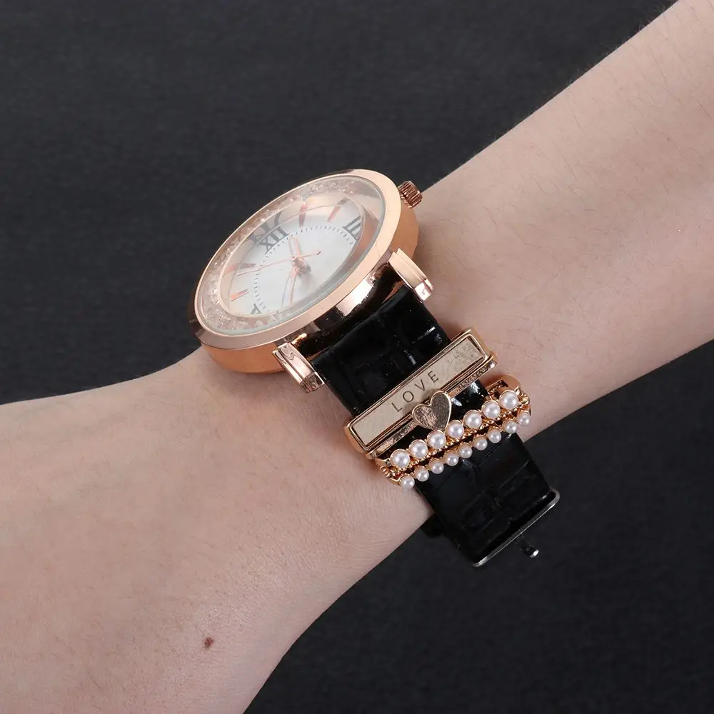 Brooch Nails Diamond Watch Band Ornament Wristbelt Charms Decorative Ring Strap Accessories