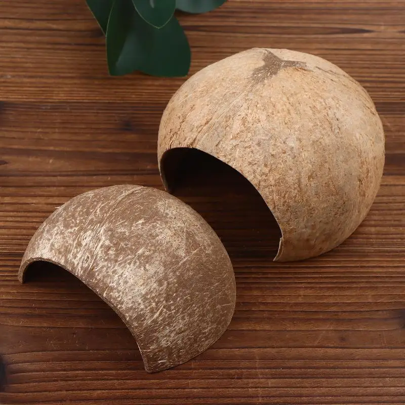 Coconut Hut Decor for Aquarium - Aquarium Fish Hide review and price