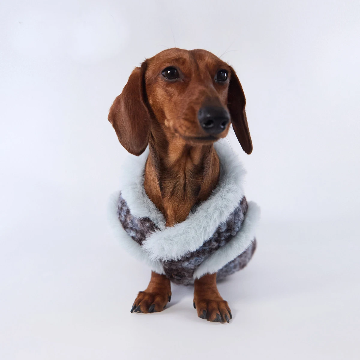 Winter warme fleece 4-poots trui vest voor teckelhonden dikke vacht mouwloos voor dassenhonden zachte rode geruite jas voor teckel