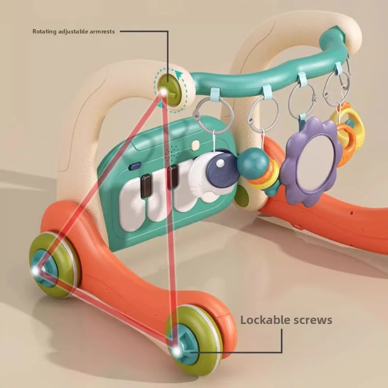 Baby Fitness Rack Walker Pedal Klavier Spielzeug Baby 0 1 Jahr alt 3 Monate 6 pädagogische Früherziehung Neugeborenes Kleinkind