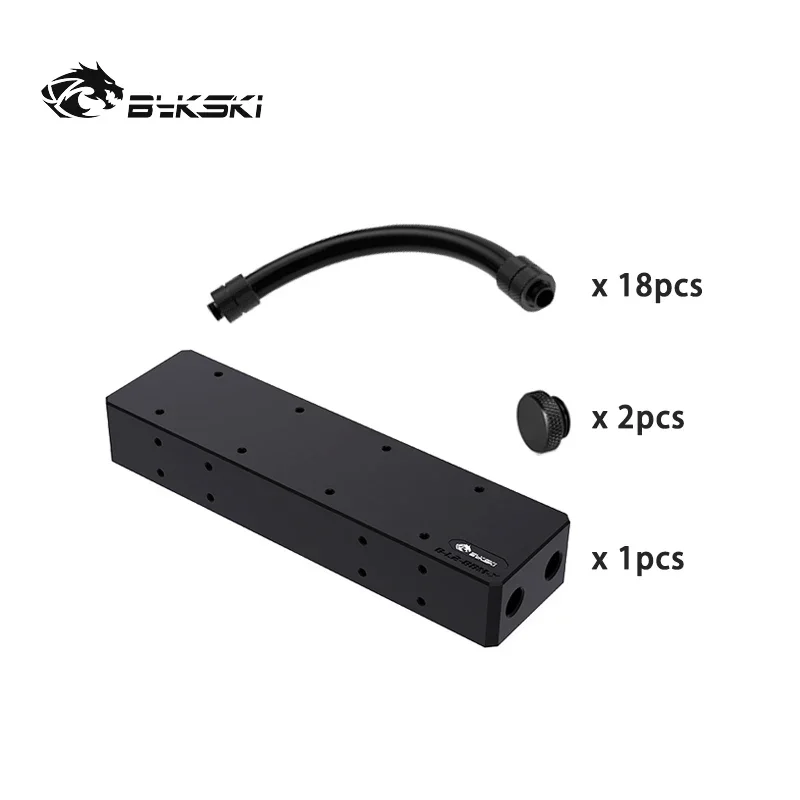 

Терминал графического процессора BYKSKI/Bridging Block для адаптера блока водяного охлаждения видеокарты с устойчивым к высоким температурам шлангом с защитой от складывания