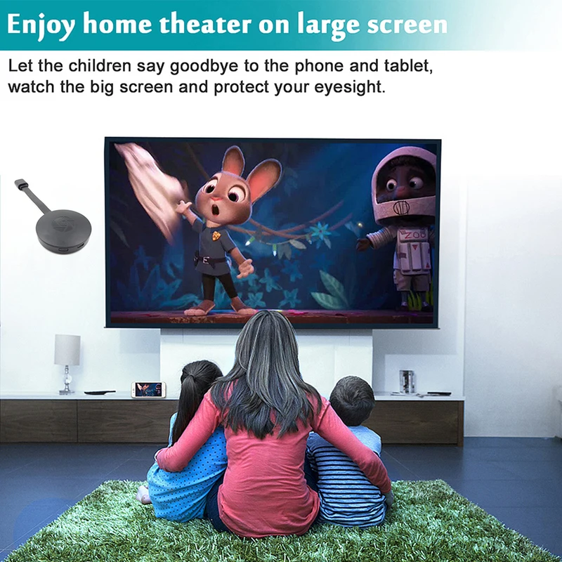 1080P M2 Plus HDMI-متوافق مع جهاز استقبال للتليفزيون WIFI عرض دونغل تلفاز استقبال محول لاسلكي لنظام أندرويد IOS شاشة مرآة واي فاي