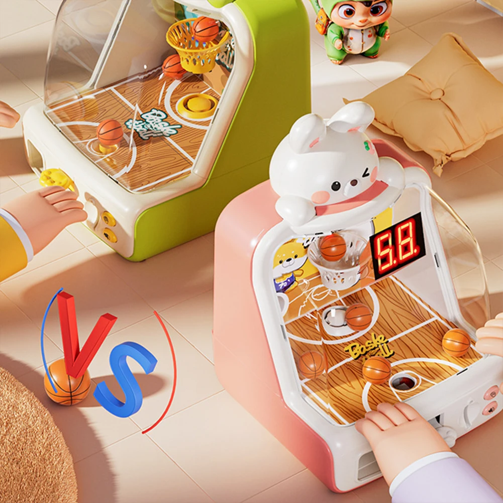 Dinosaur Tabletop Basketball Shooting Game For Kids Electronic-Arcade Shooting Machine With Score Display For Kids Children