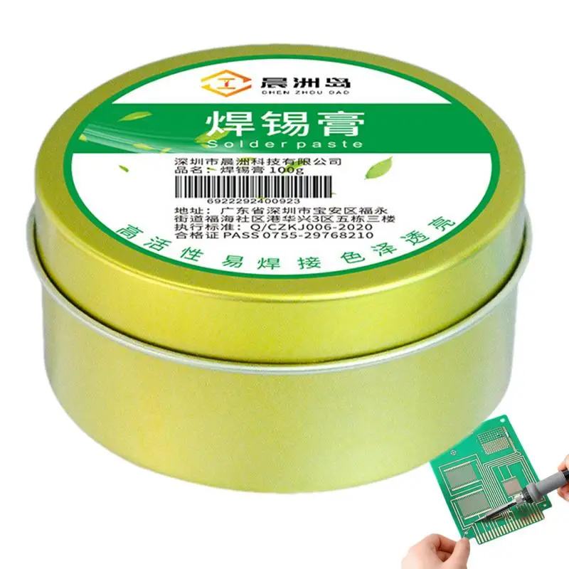 

Solder Paste For Electronics Solder Paste In Jar Safe Clean Residues Paste Rosin Paste Soldering Flux Paste For Solder