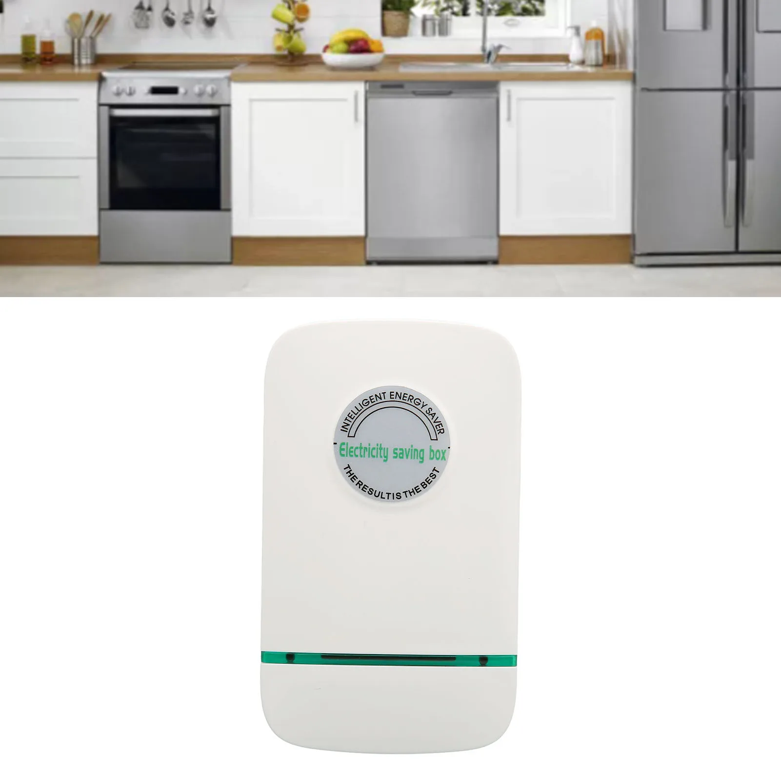 ZK20 4PCS Power Saver Intelligent Flame Retardant Low Consumption Electricity Saving Box for Home 90‑240V EU Plug