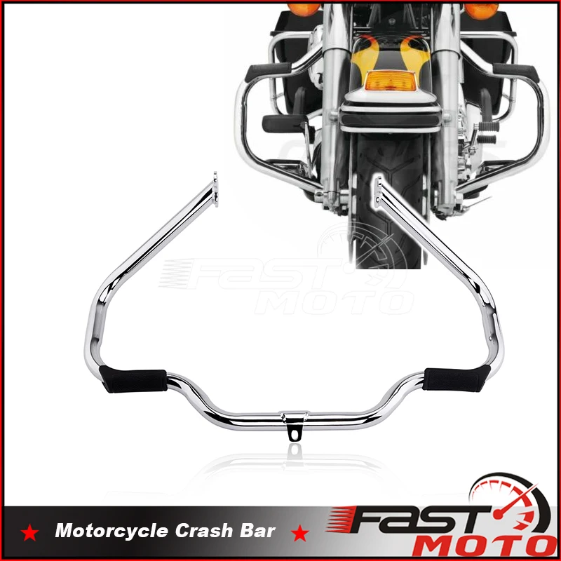 

Motorcycle Crash Bar Chrome Engine Guard For Harley Touring 2009-2017 Road King CVO Street Glide Special FLHXS FLHR FLHX FLHRC