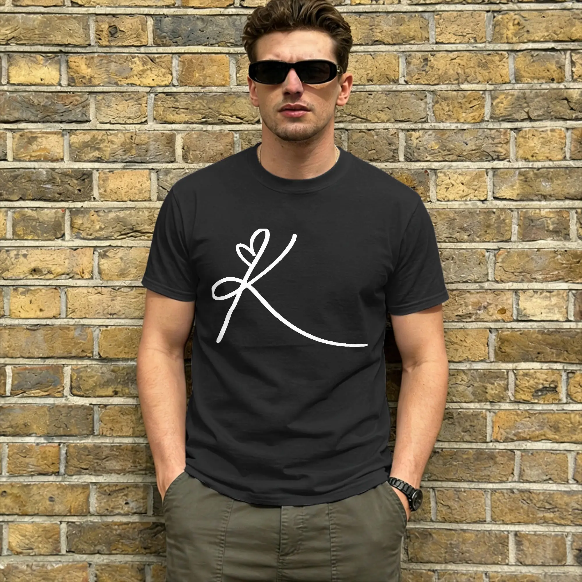 Kay Lovely T Shirt for Men Cotton Novelty T-Shirts O Neck  Tees Short Sleeve Clothes Birthday Gift