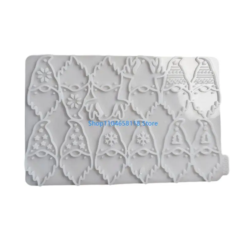 

Pendant Silicone Mold Earrings Molds Christmas Elf Jewelry Making Molds Silicone Keychain Moulds for Crafting
