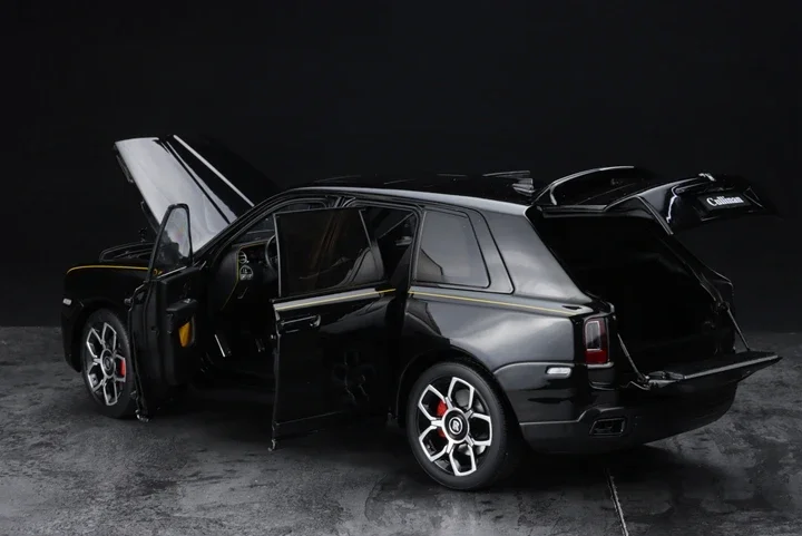 Original Factory 1:18 Rolls Cullinan BB Alloy Fully Open Limited to 149 Pieces Worldwide Simulation Static Car Model Toy Gift