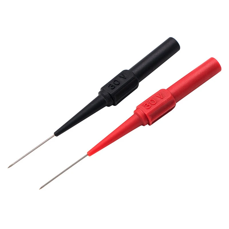 30V Car Tip Probes Diagnostic Tools Auto Multimeter Test Leads Extension Back Piercing Needle Tip Probes Mechanical Tools