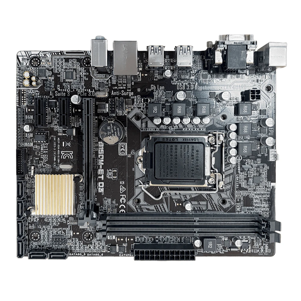 ASUS B150M-ET D3 Motherboard LGA 1151 DDR4 32G SATA3 USB3.0 VGA DVI Micro-ATX Supports 7th/6th Gen Core i3-6100 cpu