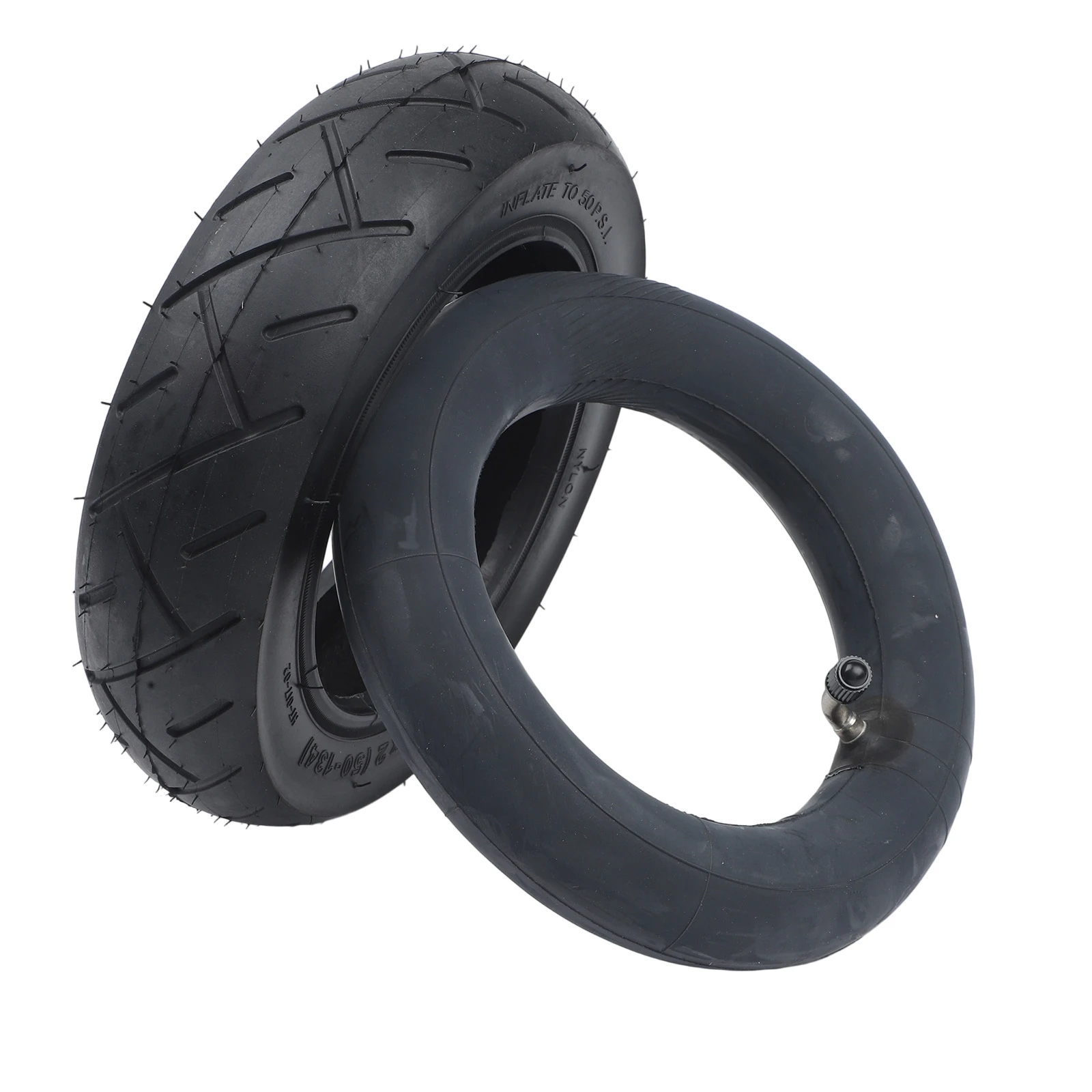 81 2x2 50-134 Solid Scooter Tire Reliable Use Tires Non Slip for tread Pushchair Tire Nylon Reinforced Solid Construction