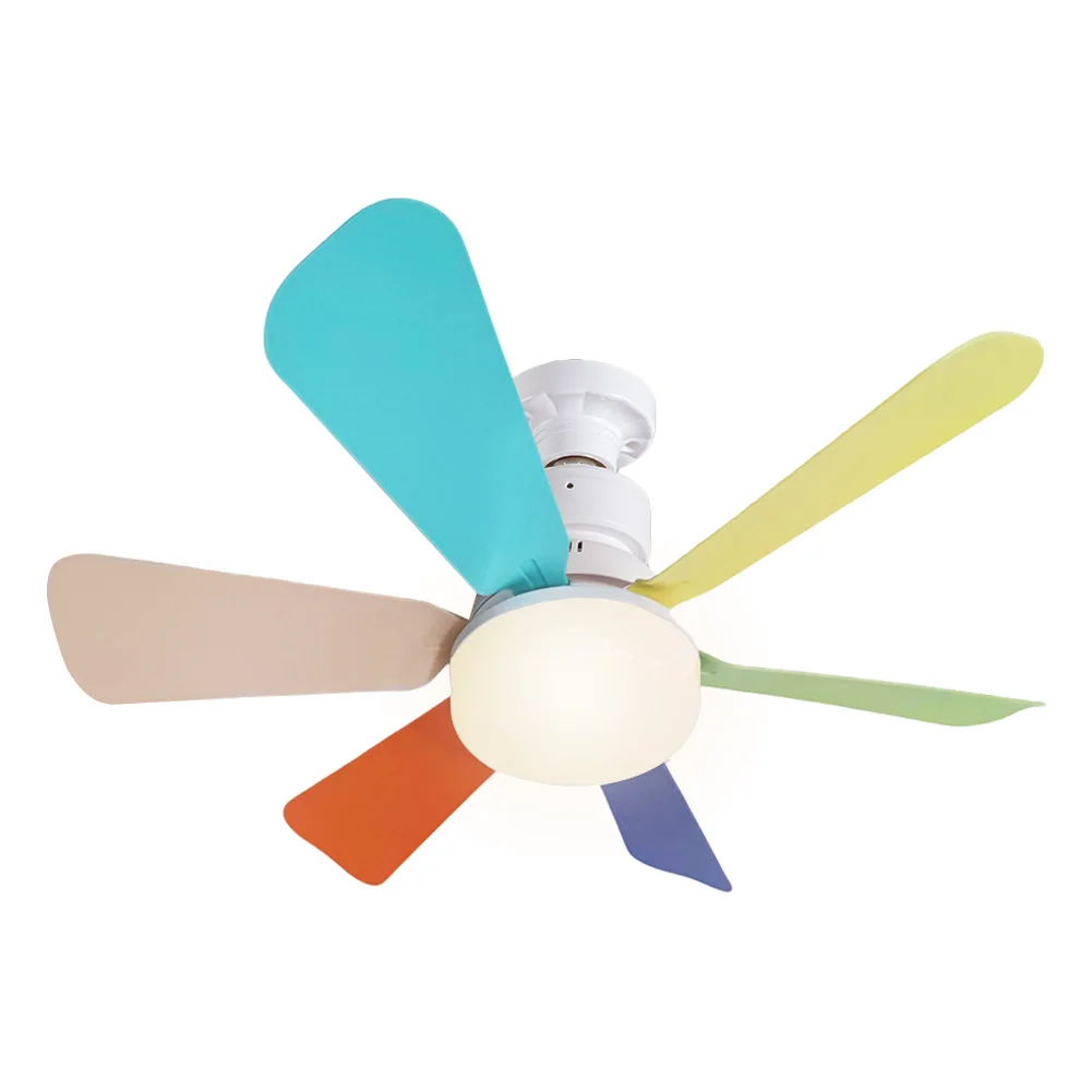 مروحة سقف مع ضوء ومروحة سقف حديثة عن بعد مع أضواء تحكم عن بعد للمطبخ وغرفة النوم والطابق السفلي وغرفة المعيشة