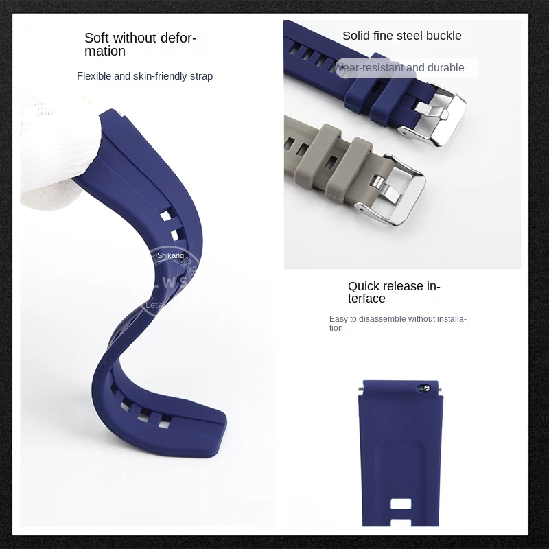 Ремешок силиконовый для смарт-часов Huawei GT4 Женский, мягкий спортивный сменный водонепроницаемый браслет для женщин, 41 мм, 18 мм