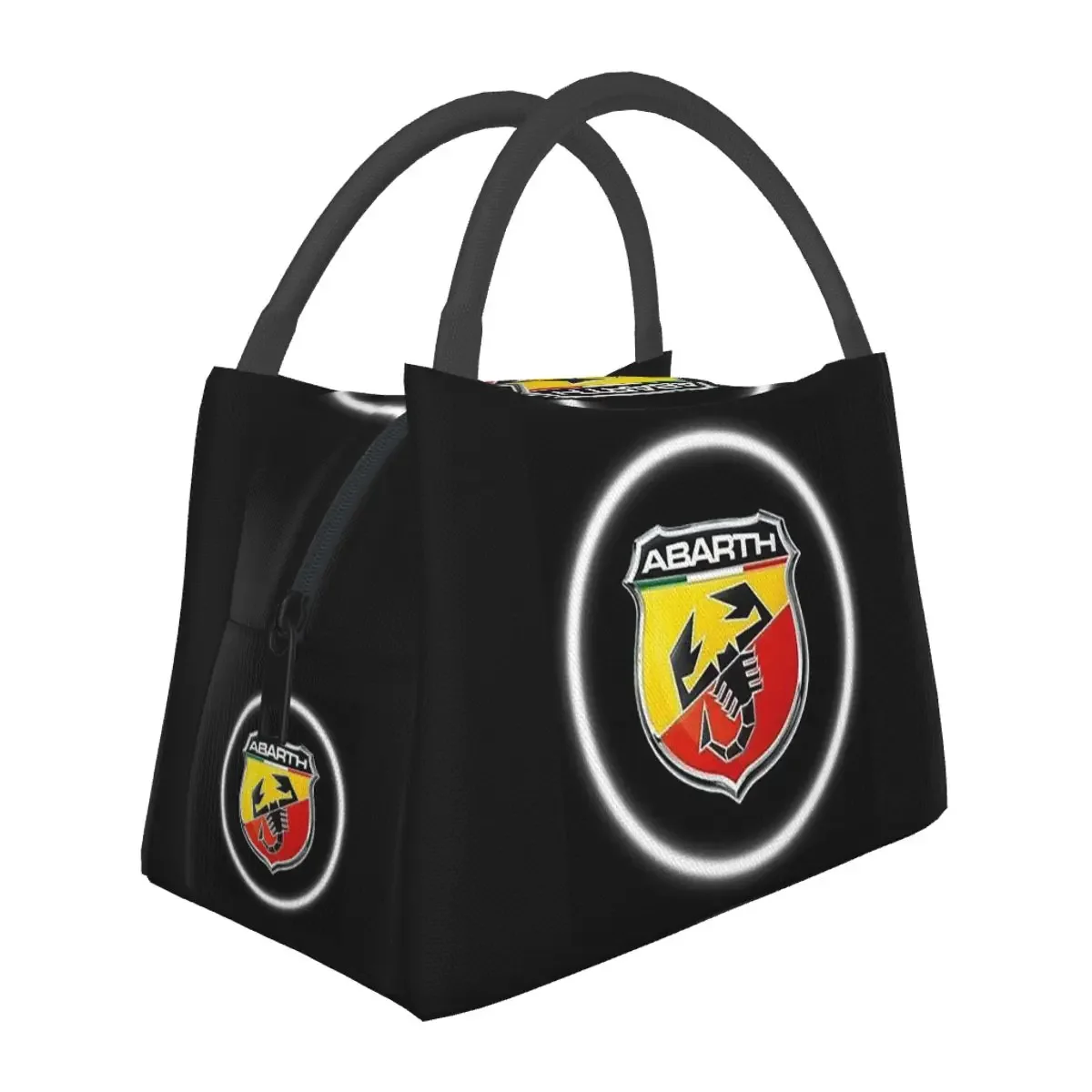 Abarth C Cool Insulated Lunch Bag for Women Kids Leakproof Food Boxes Thermal Lunch Box Tote