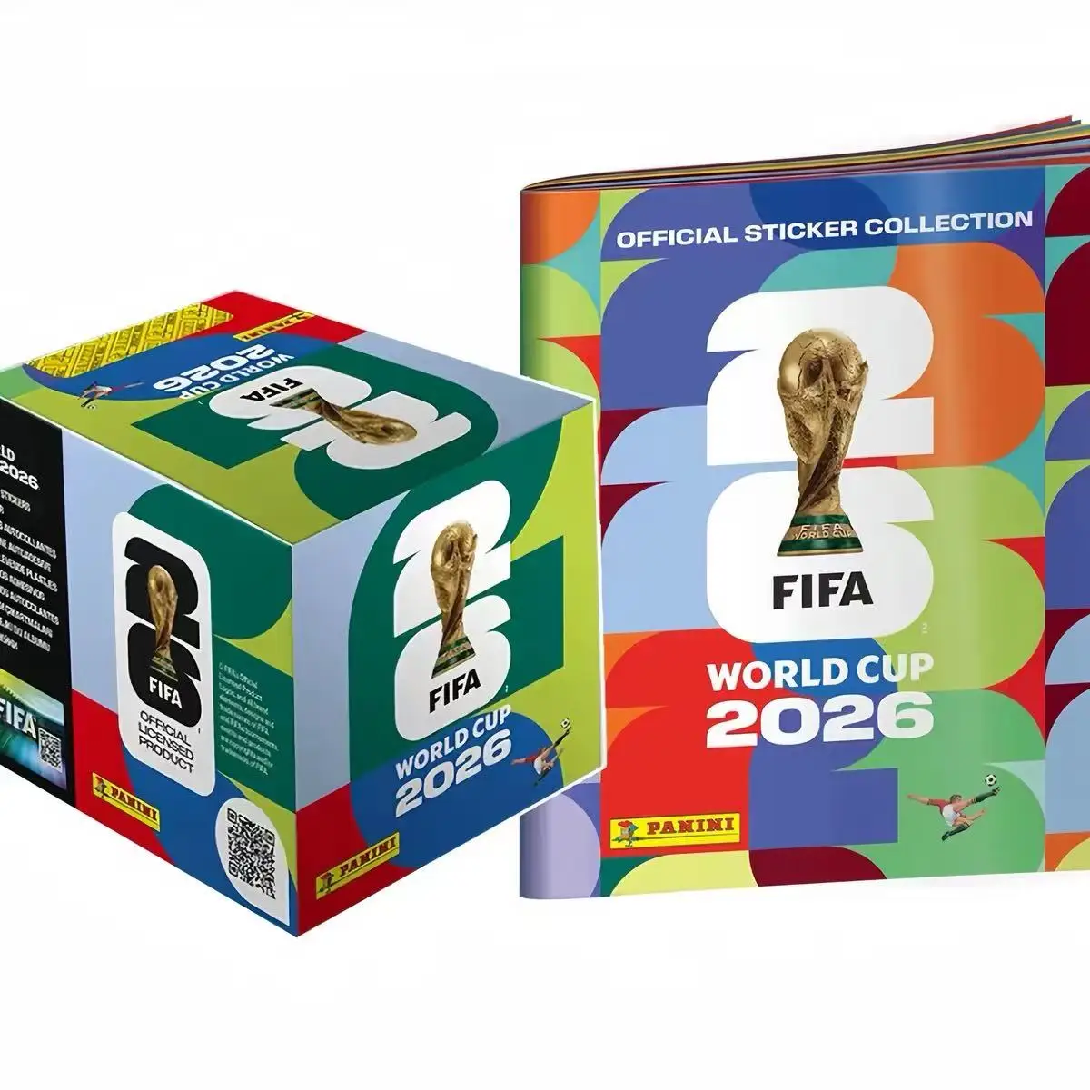 Panini 2026 FIFA World Cup Sticker Sealed Box 50 Packs Estimated 50 Collectible Soccer Player Blind Stickers For Fan Collection