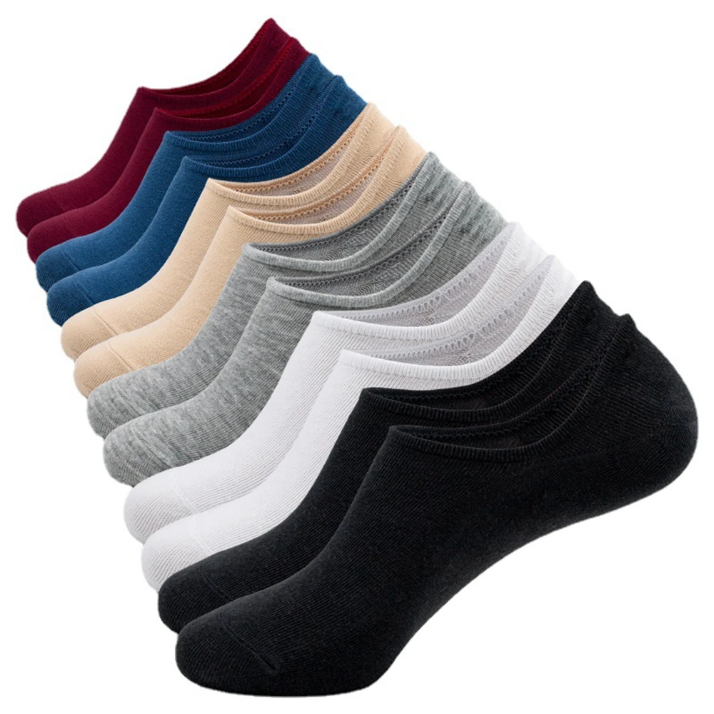 

No Show Socks Women Low Socks Non Slip Flat Boat Line 6Pairs