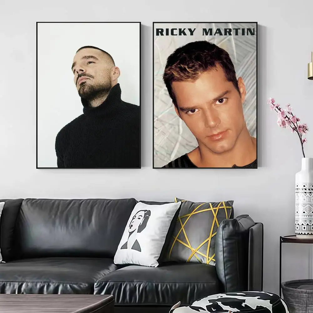 R-Ricky M-Martin ReVivo Los Hits Peelable Self-adhesive Poster Stickers Are Suitable For Frameless Wall Decoration In A Room