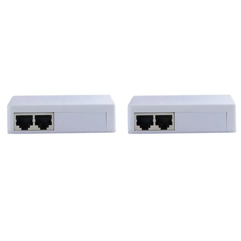QWE-2X 2 Port Poe Extender 10/100Mbps 1 To 2 Poe Repeater 12V 1A 250M Distance To Power For Standard Poe Switch/IP Camera