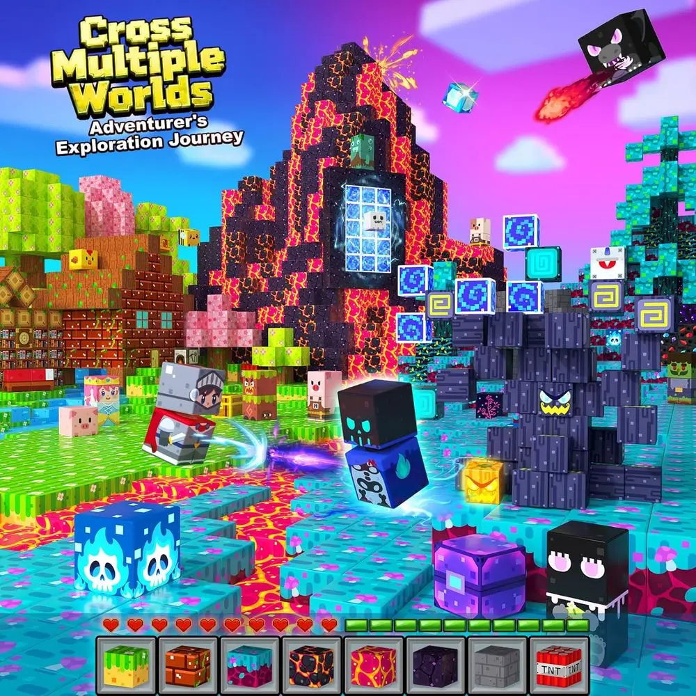 Conjunto de blocos de construção magnéticos-300 peças para crianças, brinquedos STEM para idades de 4 a 12 anos, jogo sensorial inspirado em Montessori para crianças, ideia