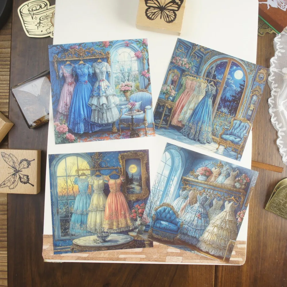 

10pcs Big Size Find Interesting Small Shops Style PVC Sticker Scrapbooking DIY Gift Decoration Tag