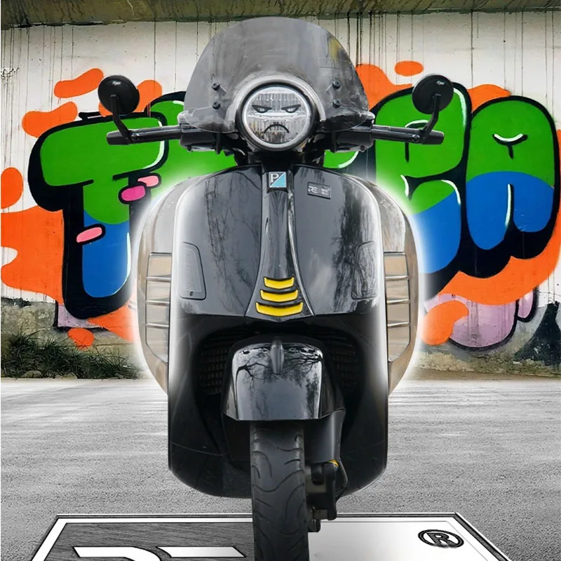 

Motorcycles fairing kit For vespa GTS 300 GTV fin deco front cowl Airflow Series Aerodynamic Kits Motorcycle accessories scooter