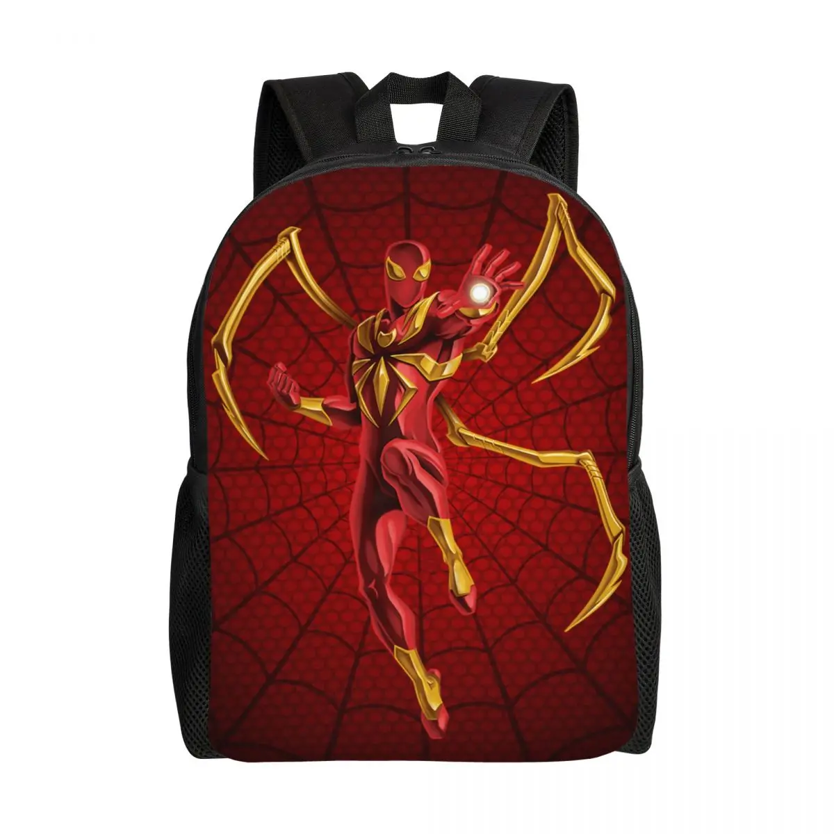 

Custom Superhero Backpack for Women Men College School Students Bookbag Fits 15 Inch Laptop Spider Man Bags