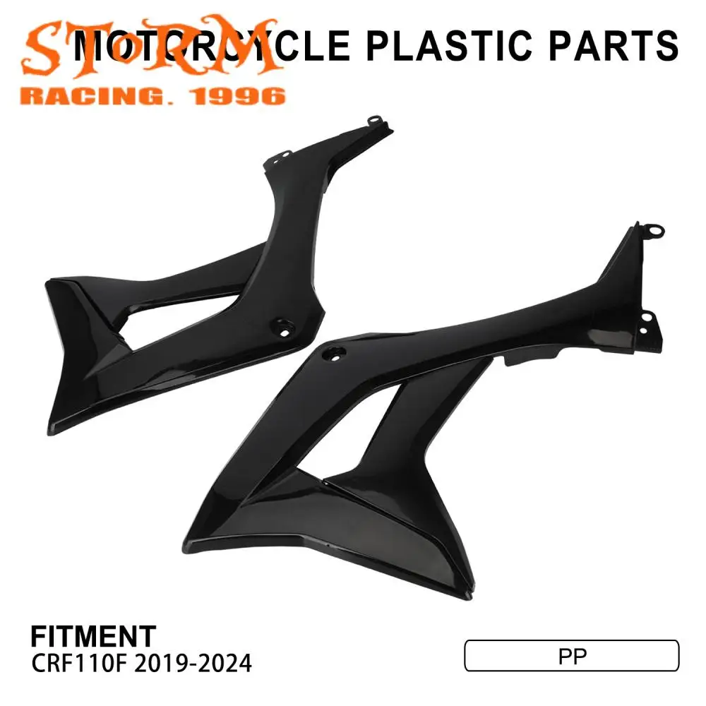 Motorcycle Parts Front Side Cover Fairing Plastic For Honda CRF110F 2019 2020 2021 2022 2023 2024 Motocross Dirt Bike