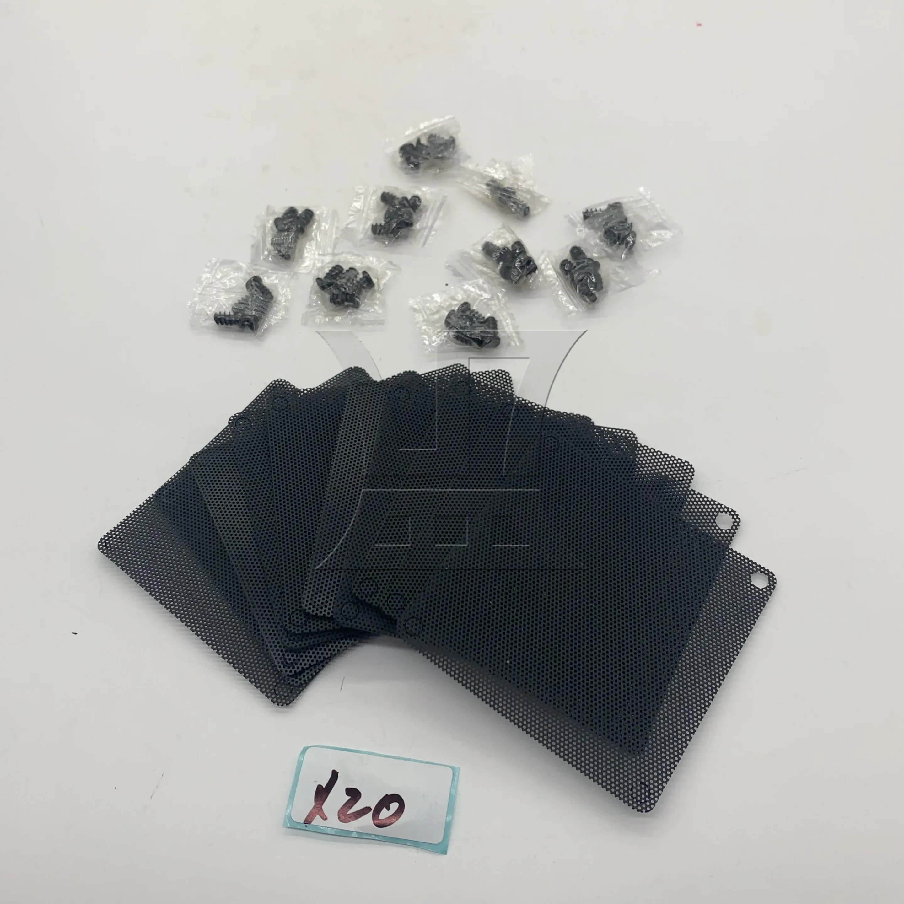 

BQLZR 200pcs Plastic Computer Case Fan Dust Filter 80mm Black for Computer Hosts