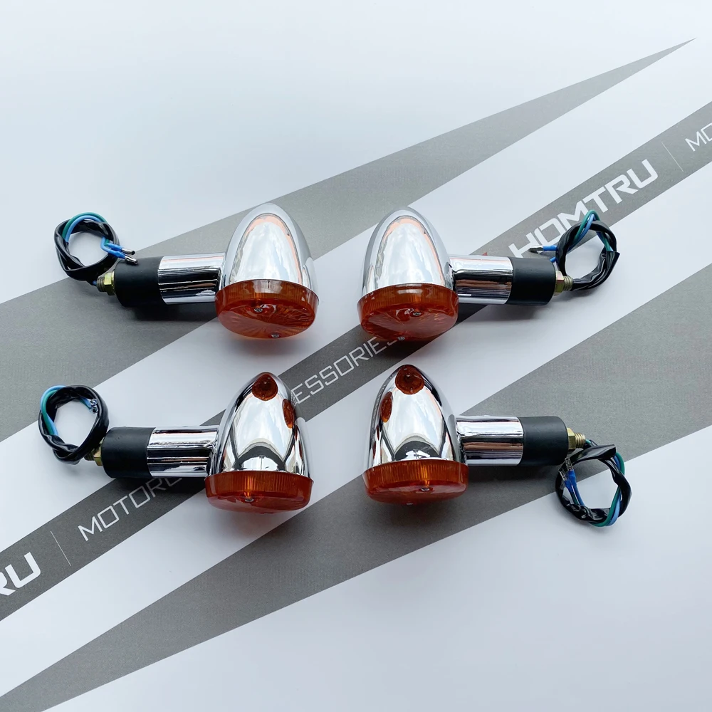 لهوندا الظل الروح ايرو VT700 VT750 VT1100/سوزوكي الدخيل Volusia VS VL 700 750 800 1400 4x دراجة نارية رصاصة بدوره إشارات