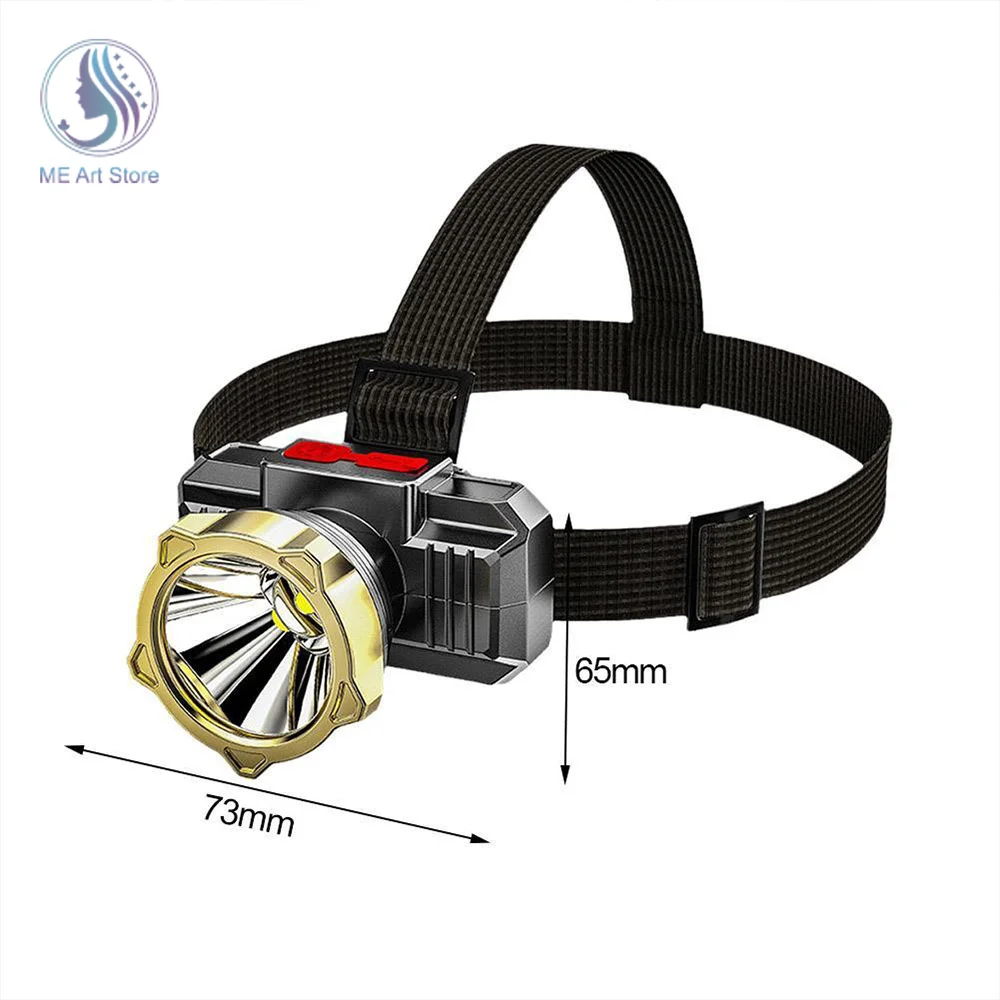 LED Headlamp USB Rechargeable Portable Flashlight Headlamp Waterproof Camping Headlight Torch Rechargeable Head Light