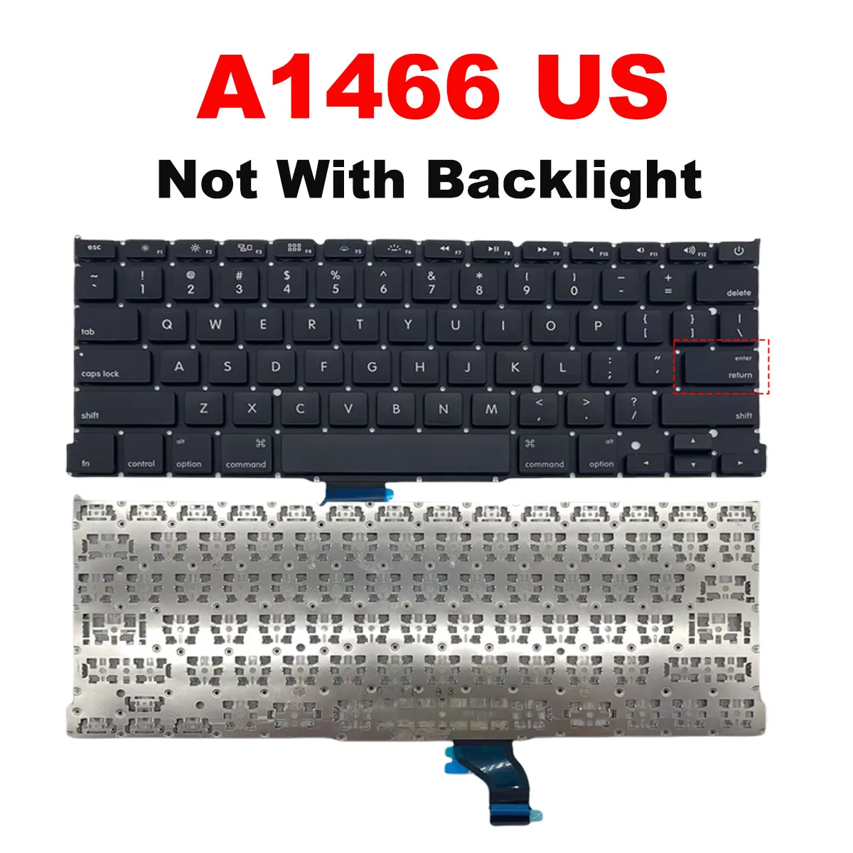 New A1286 A1398 A1425 A1466 A1502 A2141 A2251 Keyboard without Backlight US Layout Suitable For Macbook Replacement Keyboards