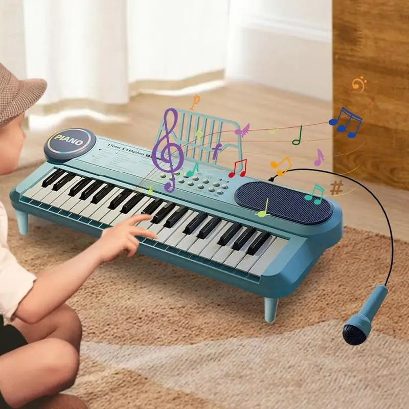 Kinder Tastatur Spielzeug 37 Tasten Musik Tastatur Spielzeug Interaktives Lernen Klavier Tastatur Kinder Tastatur Spielzeug Mit Mikrofon Für Frühen