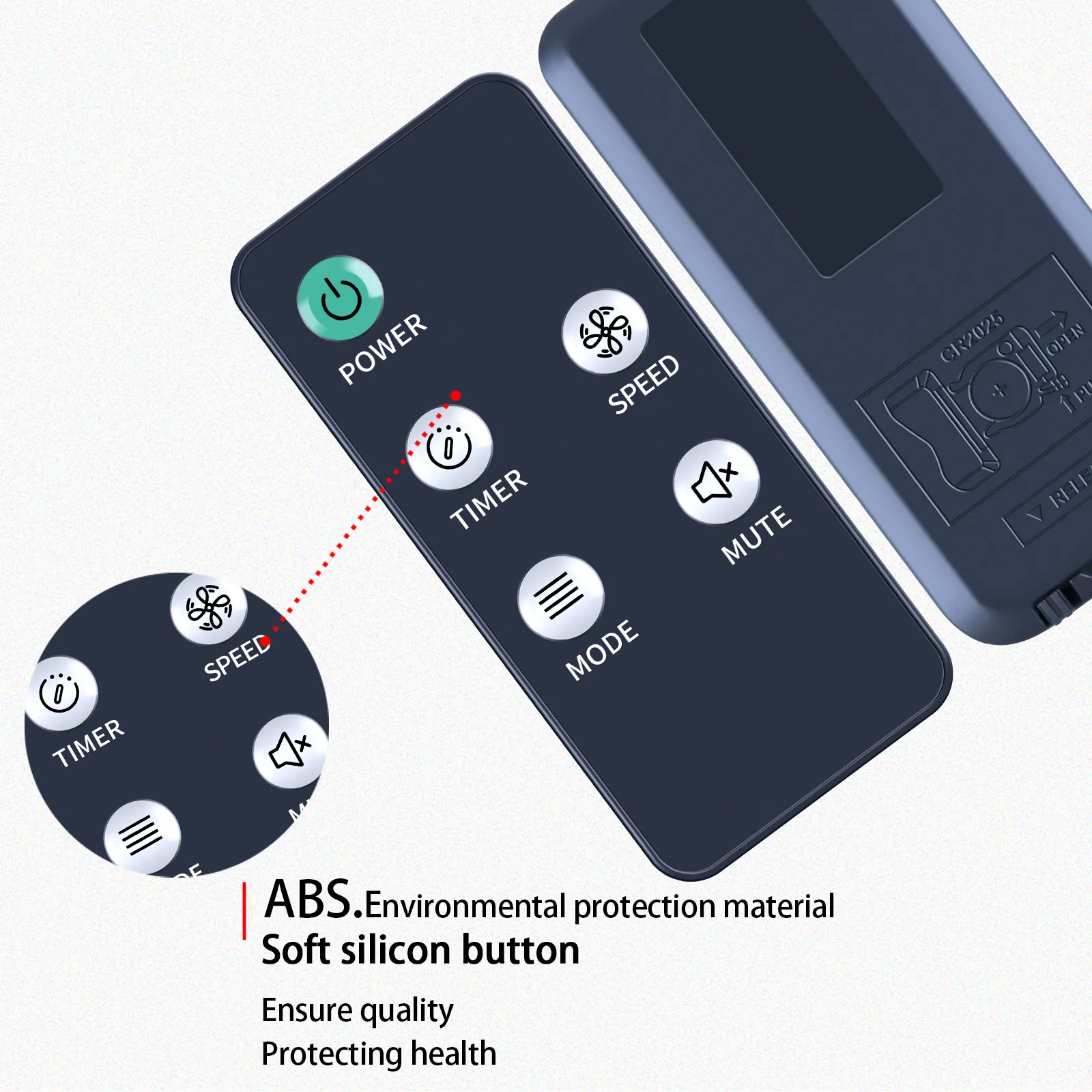 Holmes 16インチ銅デジタルメタルスタンドファン用の新しいリモコン