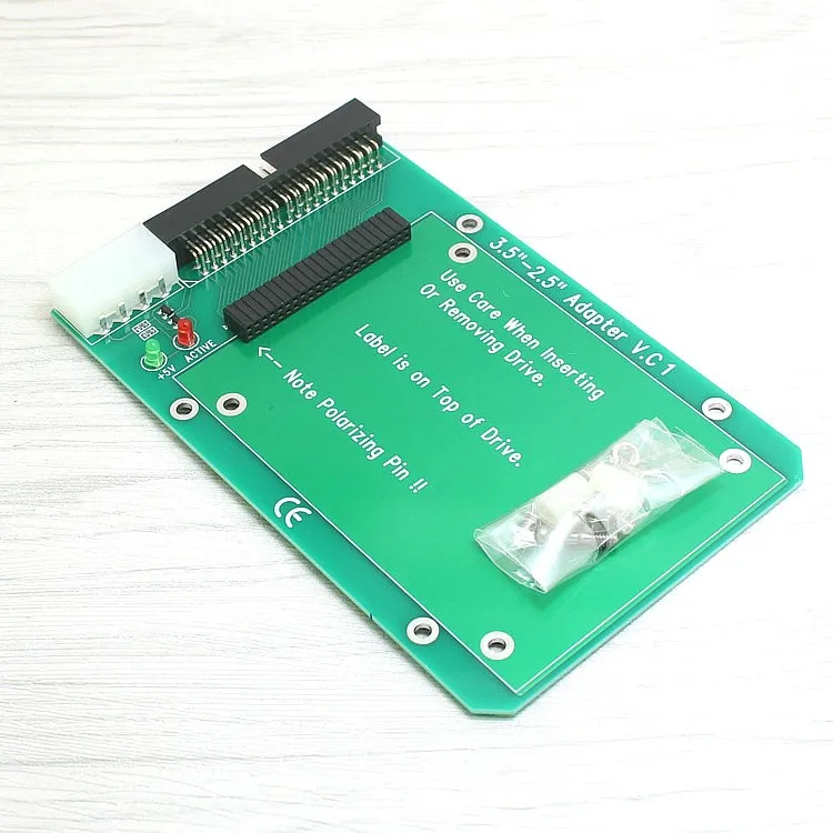 Board design hard disk 2.5 to 3.5 adapter ide 44pin to 40pin adapter