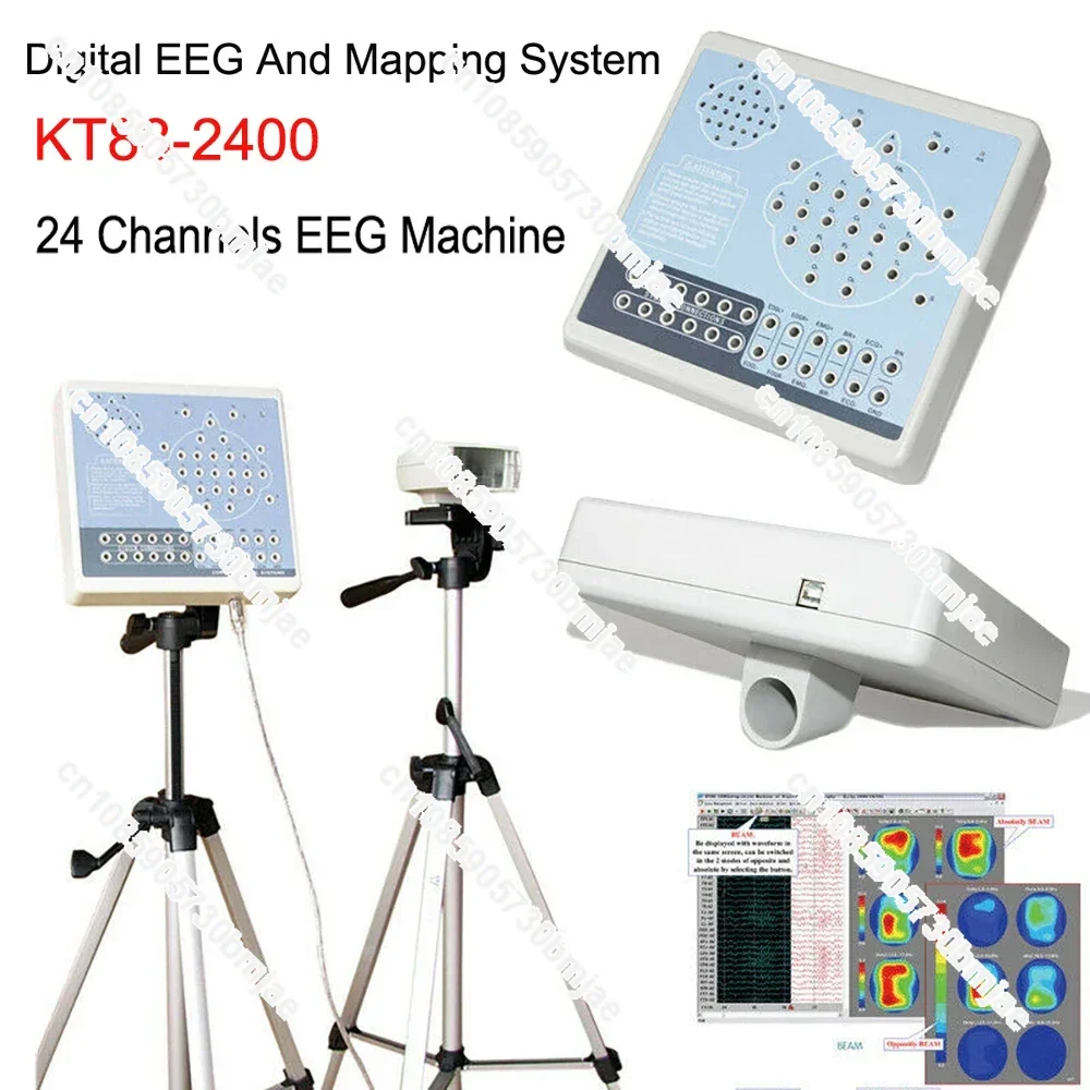 

KT88-2400 Digital 24 Channel EEG Machine Brain Electric Activity Mapping Systems electroencephalograph