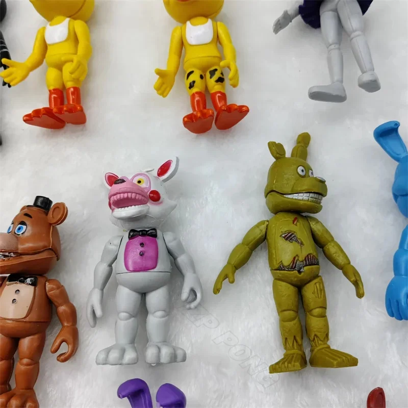 18Pcs/set Game Midnight Toy Bear Action Figure PVC Sister Location Circus Funtime Foxy Ballora Puppet Toy