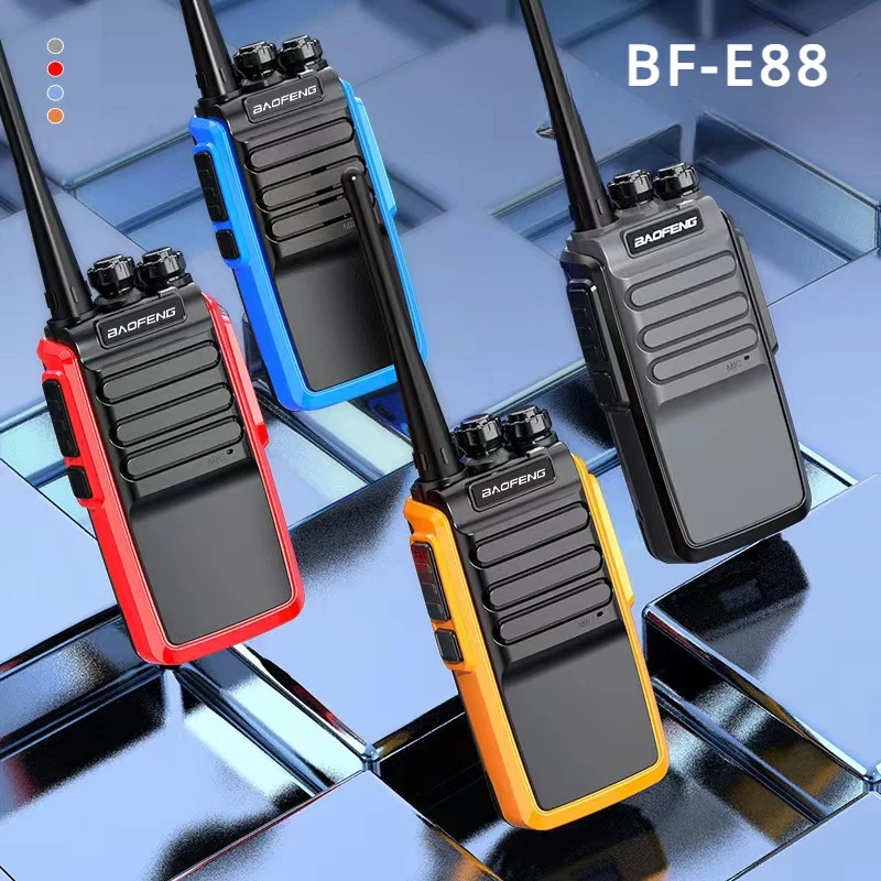 Baofeng-BF-E88 Walkie-Talkies, 5 W, 400–470 MHz Kanal, 16 Hochleistungs-Handhelds für Hotel, Restaurant, Baustelle, Outdoor