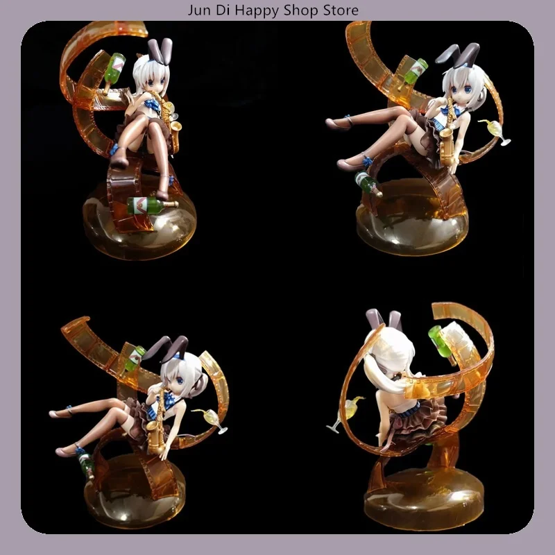 

17cm Is the Order a Rabbit Kafuu Chino Jazz Style Anime Figure Model Statue Collection Desktop Decoration Ornament Toys Gifts